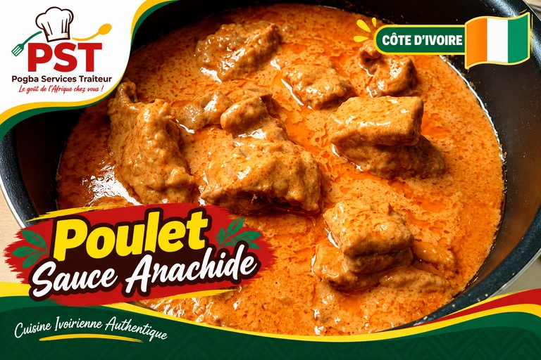 Poulet sauce arachide